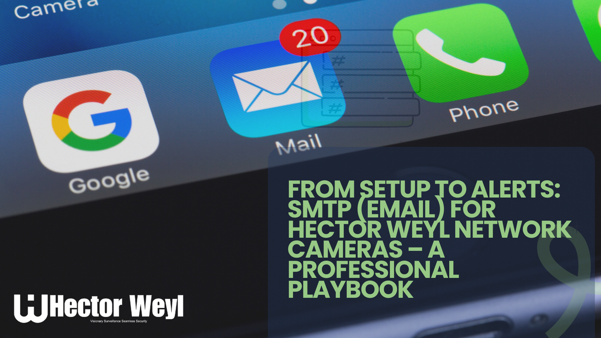 From Setup to Alerts: SMTP (Email) for Hector Weyl Network Cameras – A Professional Playbook